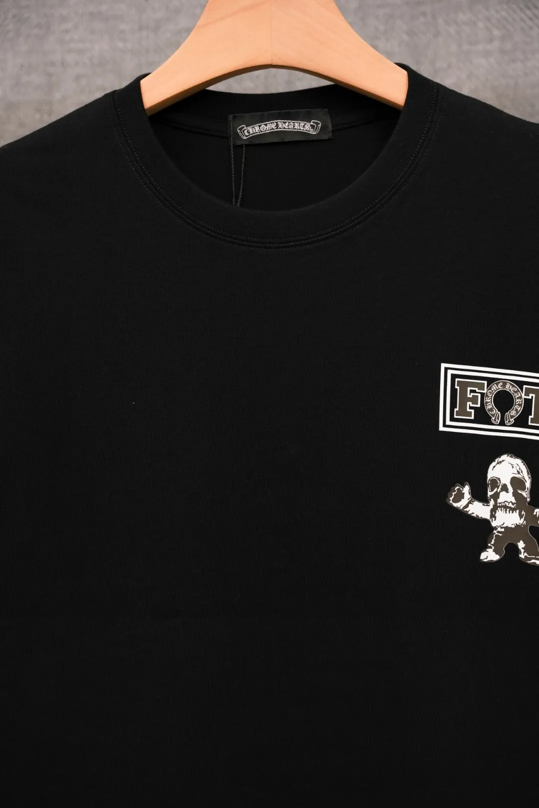 DT 49 60 Chrome Hearts T ， ， Black White S-XL